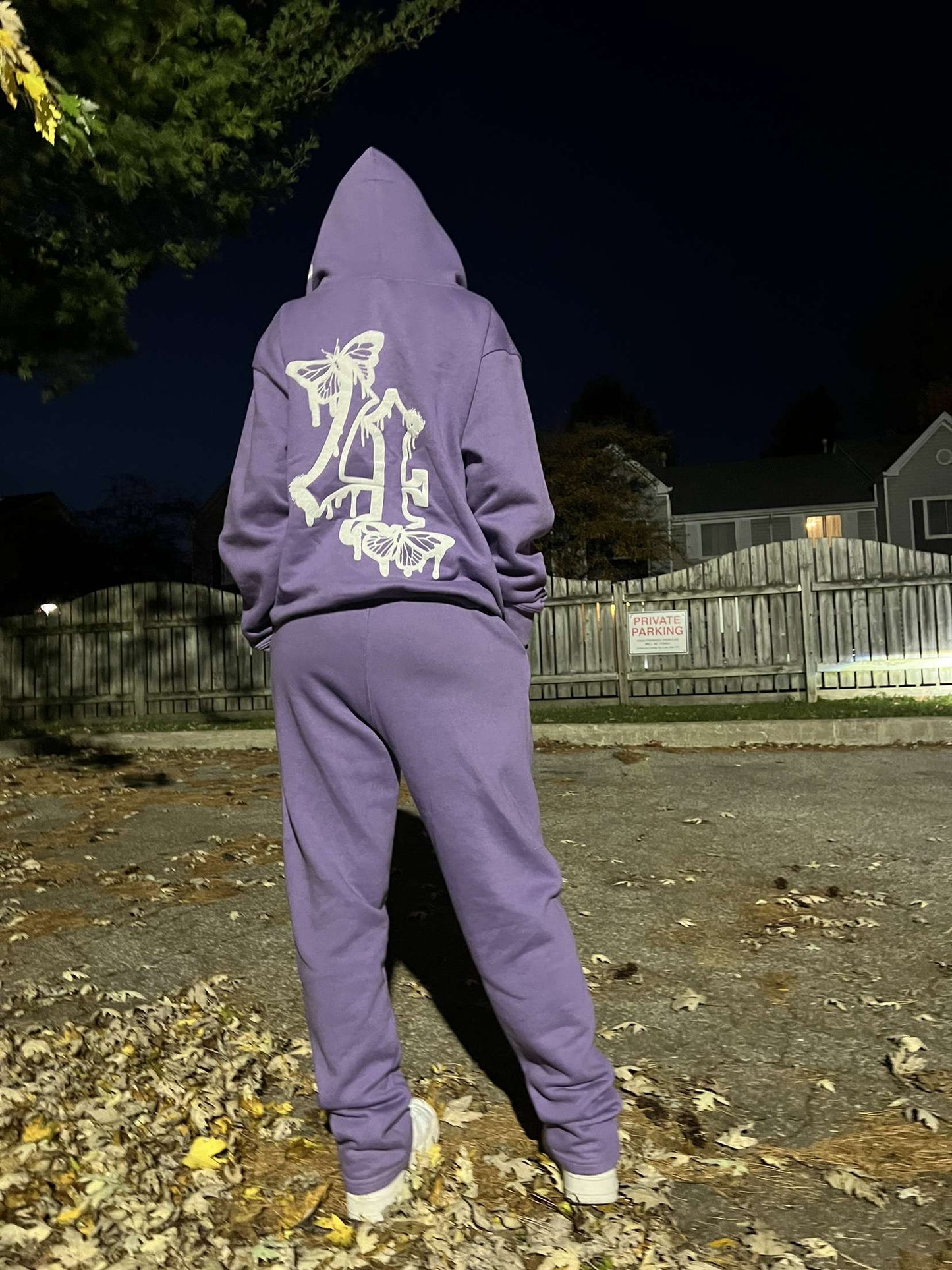 PURPLE TRACKSUIT